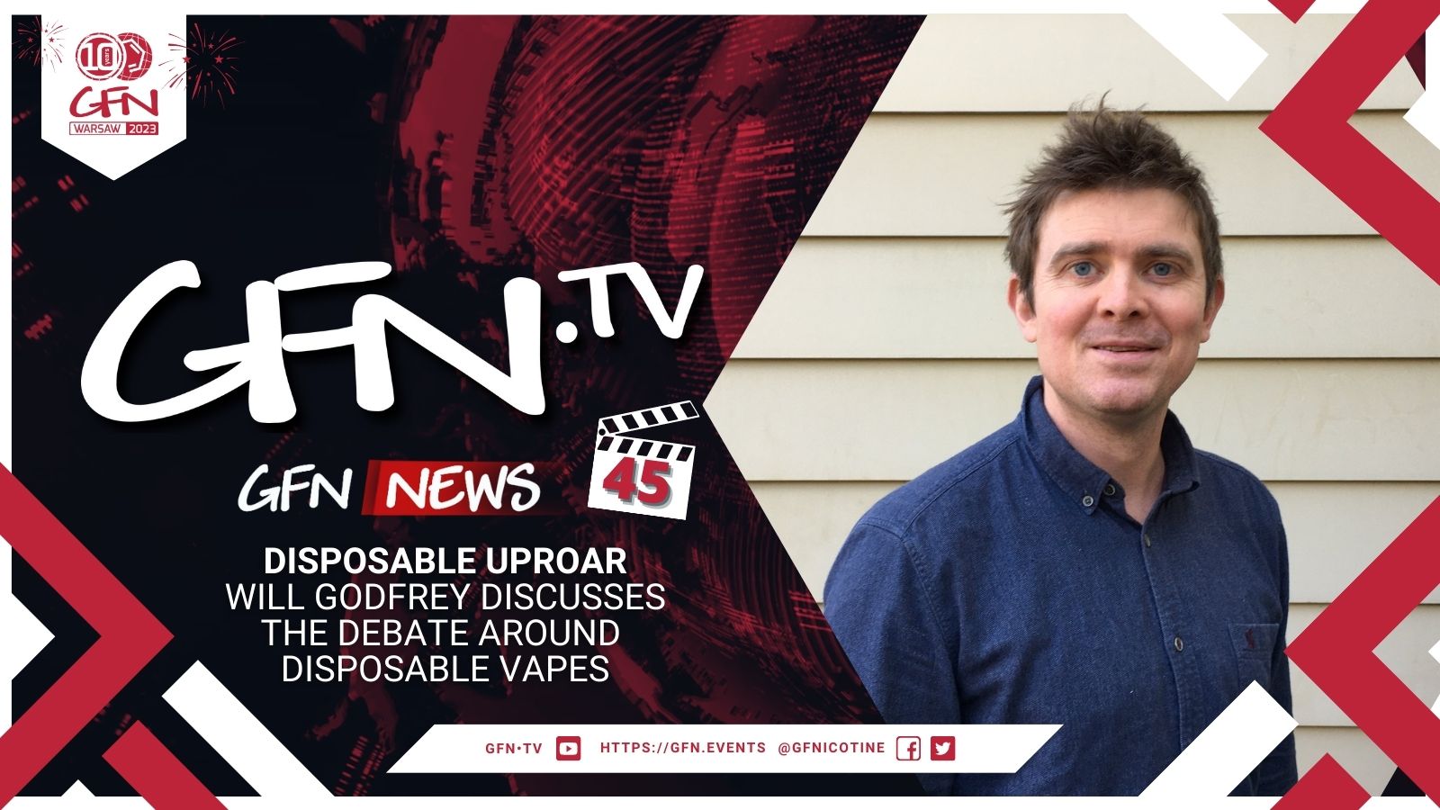 GFN News #45 | DISPOSABLE UPROAR | Will Godfrey discusses the debate around disposable vapes