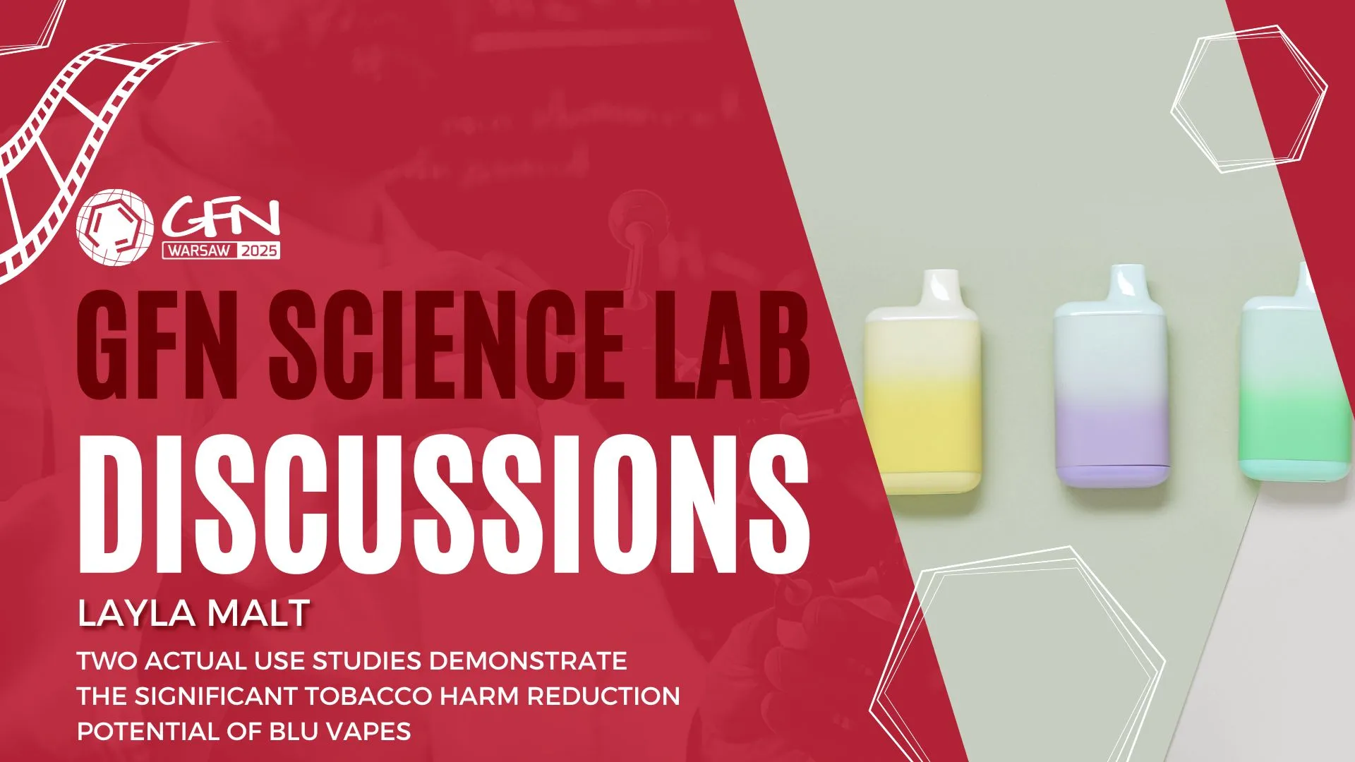 #GFN25 Science Discussion #16 | Use Studies Demonstrating the Significant THR Potential of blu Vapes
