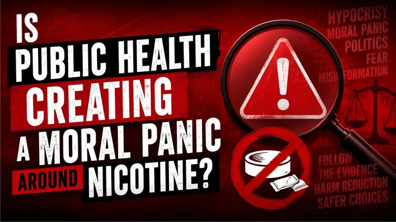 Is Public Health Creating a Moral Panic Around Nicotine?