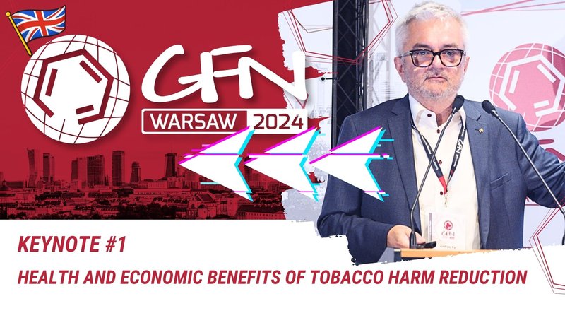 Health and economic benefits of tobacco harm reduction - Keynote #1 | #GFN24