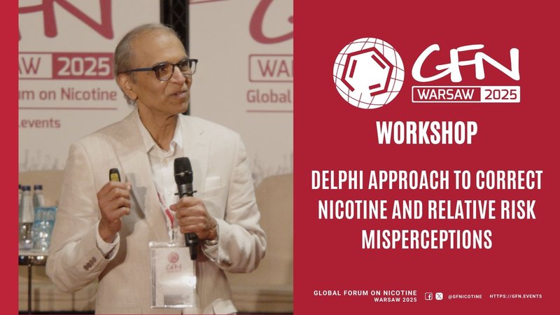 #GFN25 Workshop | Delphi Approach to correct nicotine and relative risk misperceptions