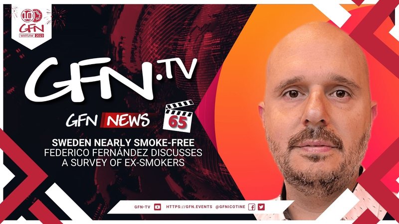 GFN News #65 | SWEDEN NEARLY SMOKE-FREE | Federico Fernández discusses a survey of ex-smokers