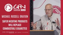 'Safer nicotine products will replace combustible cigarettes’ - Michael Russell Oration 2026 #GFN26