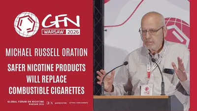 'Safer nicotine products will replace combustible cigarettes’ - Michael Russell Oration 2026 #GFN26
